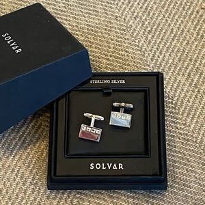 Men’s Sterling Silver Claddagh Cufflinks